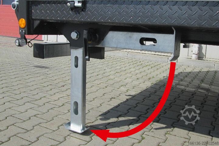 Platform trailer FLIEGL Tandem-Plattform-Anhänger TPS 210 Jumbo