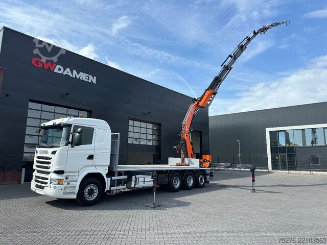Crane truck Scania R490 8x4 Tridem Fassi F660 + Fly Jib Euro 6