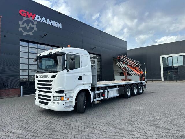 Crane truck Scania R490 8x4 Tridem Fassi F660 + Fly Jib Euro 6