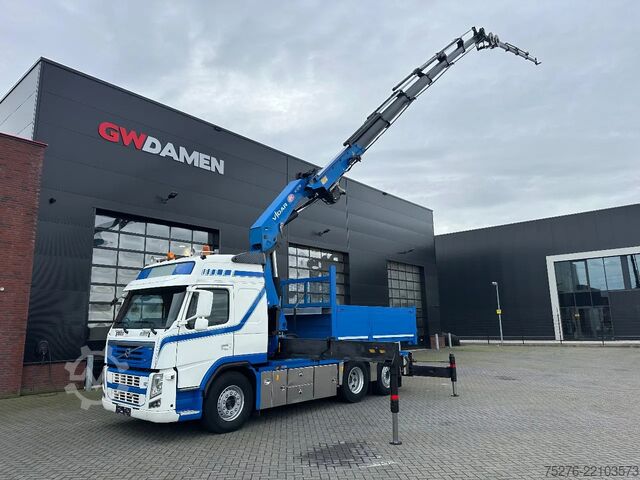 Crane truck Volvo FM 420 6x2 Trekker/Bakwagen HMF 4720 + Flyjib ,...