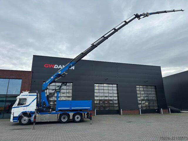 Crane truck Volvo FM 420 6x2 Trekker/Bakwagen HMF 4720 + Flyjib ,...
