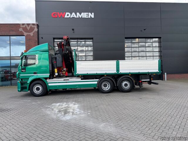 3-sided tipper Iveco Stralis 500 6x2 3 Way tipper Fassi 365+Flyjib ,...