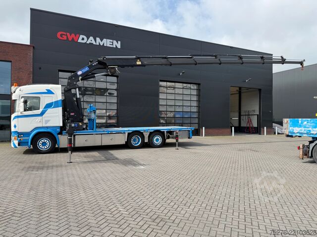 Crane truck Scania R450 6x2 HMF 5020-K7+2 ,Winch Euro 6