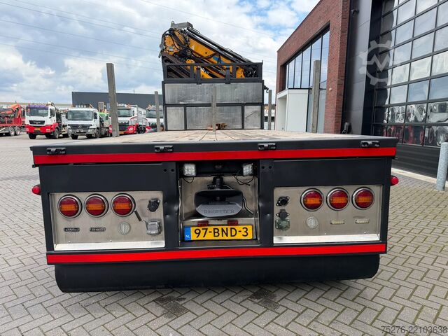 Crane truck MAN TGS 35.540 8x4 H-6 Hydrodrive Effer 850 + Fly J...