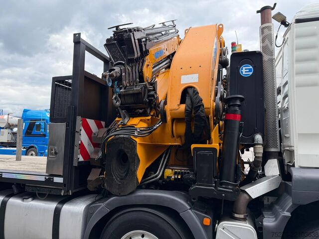 Crane truck MAN TGS 35.540 8x4 H-6 Hydrodrive Effer 850 + Fly J...
