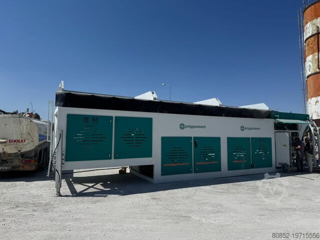 Asphalt mixing plant Polygonmach mobile cold asphalt mixing plant- batch and vol...