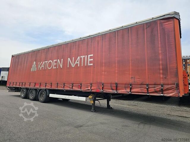 Curtain sided Krone SD27 |3 axle Mega trailer |Saf disc