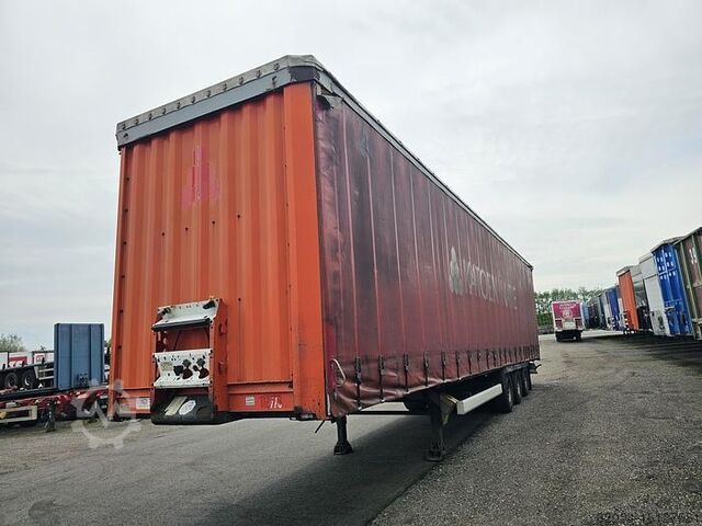 Curtain sided Krone SD27 |3 axle Mega trailer |Saf disc