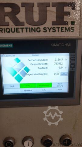 Briquetting press RUF 300