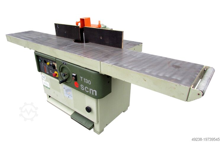 SCM T130 spindle moulder with extended table SCM T130