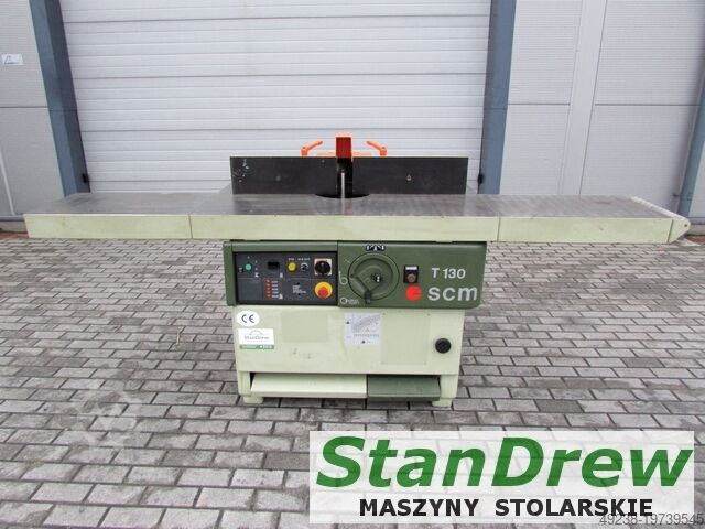 SCM T130 spindle moulder with extended table SCM T130