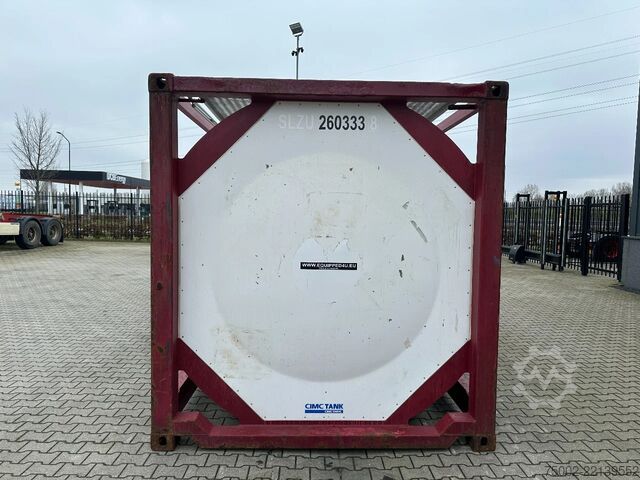 Tank container CIMC FOOD 20FT ISO / 25.940L-1-COMP. / L4BN / UN Por...
