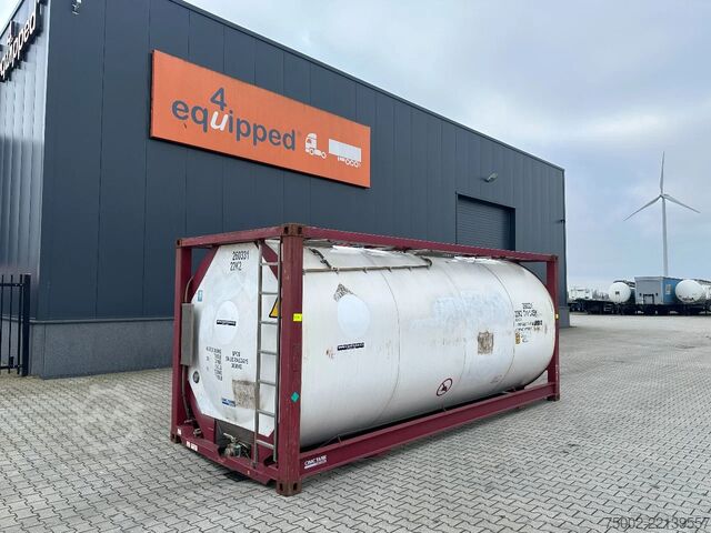 Tank container CIMC FOOD 20FT ISO / 25.910L-1-COMP. / L4BN / UN Por...