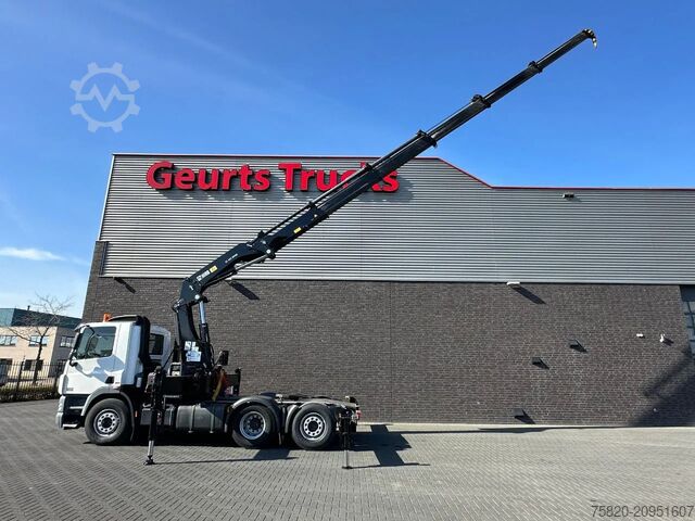 DAF CF 85 410 6X2 + HIAB 422EP-5 HIPRO TREKKER/SATT...