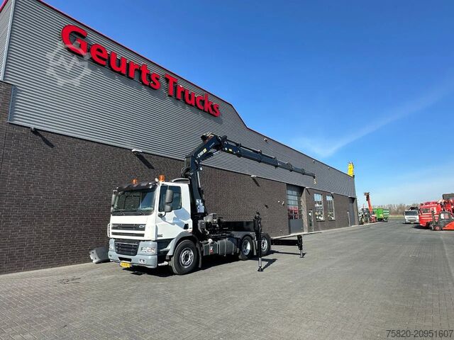  DAF CF 85 410 6X2 + HIAB 422EP-5 HIPRO TREKKER/SATT...