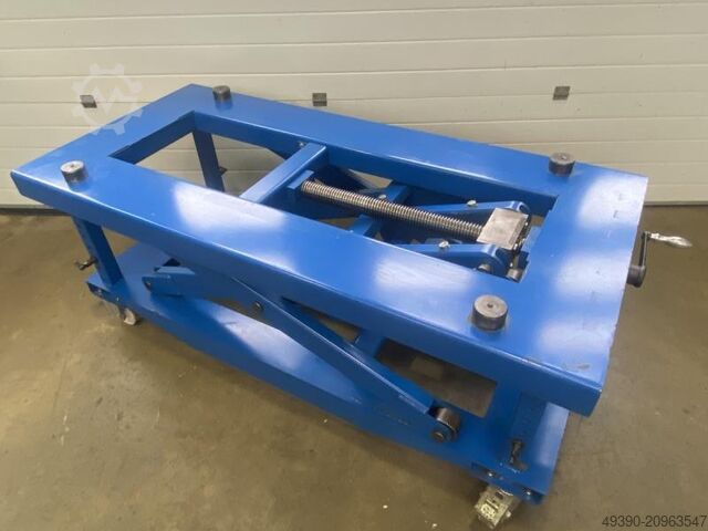 Mechanical scissor lift table, ideal base for 3D welding table up to 2000 kg, ideal base for  