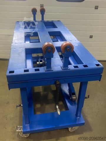 Mechanical scissor lift table, ideal base for 3D welding table up to 2000 kg, ideal base for  