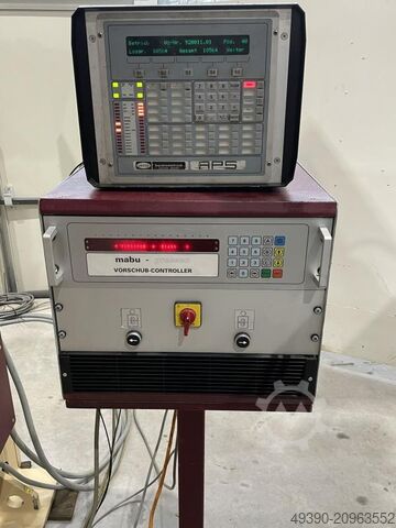 Single-column - eccentric press with roller feed MABU, automatic punching machine, eccentric punch p RASTER ZEULENRODA PDA 100