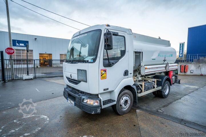 Fuel tanker RENAULT MIDLUM 180 DCI + CUVE 6000L/ 3 COMP