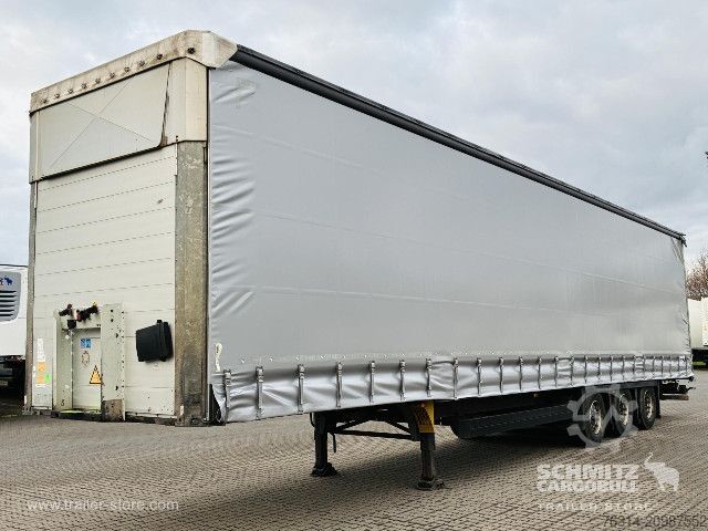 Open semitrailer with tarp Schmitz Cargobull Curtainsider Mega Getränke