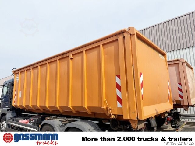 Roll-off container  Abrollcontainer mit hydr. Deckel ca. 27m³