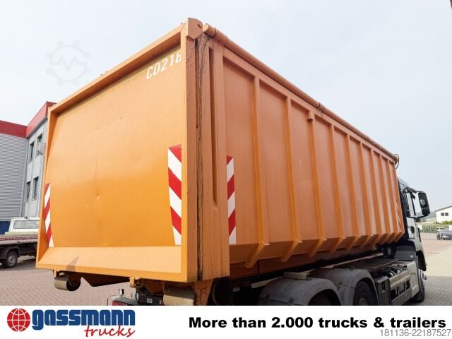 Roll-off container  Abrollcontainer mit hydr. Deckel ca. 27m³