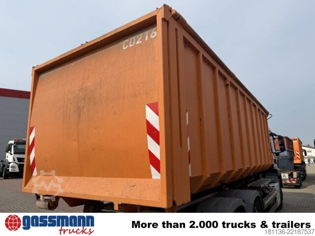 Roll-off container  Abrollcontainer mit hydr. Deckel ca. 27m³