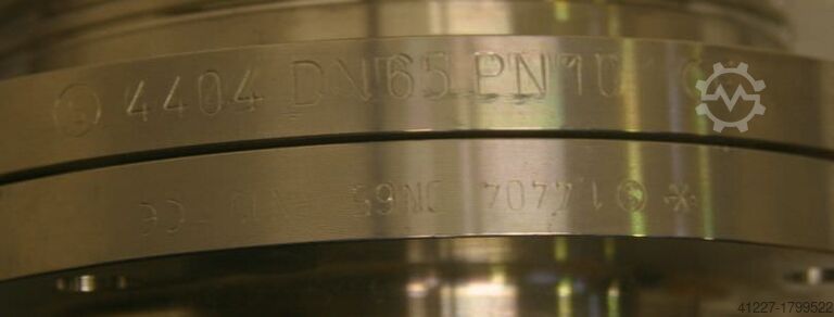 Scheibenventil DN65 Südmo ohne Antrieb