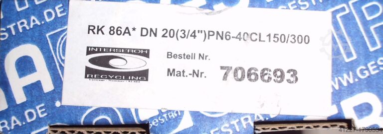 Check valve DN20 Gestra PN40