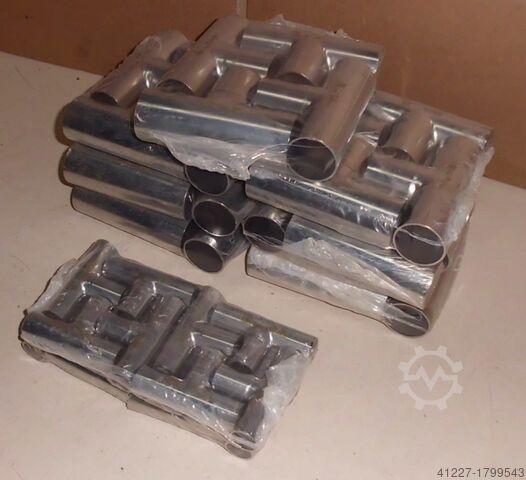 Edelstahl-T-Stück Edelstahl DN40 / DN20