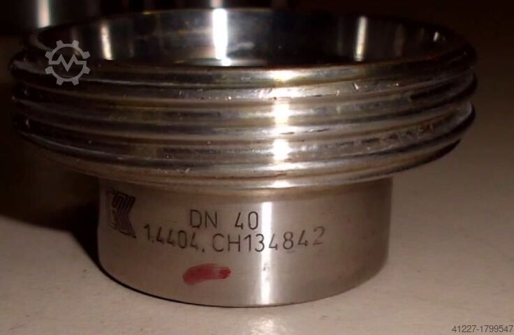 Milchrohrverschraubung Edelstahl DN 40