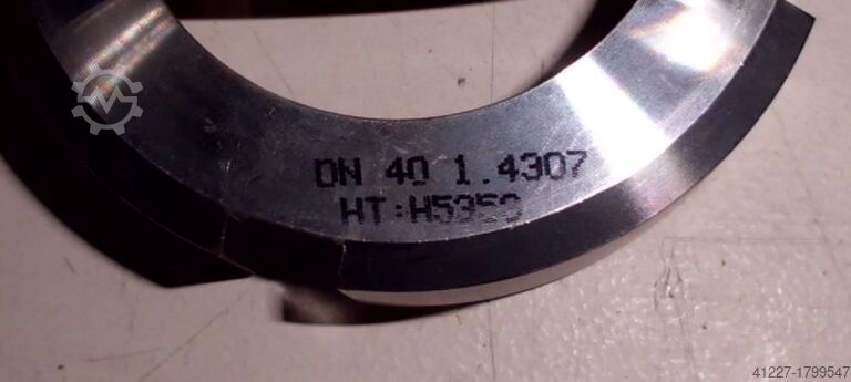 Milchrohrverschraubung Edelstahl DN 40