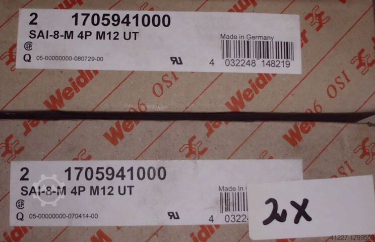 Clamps Weidmüller verschiedene Typen