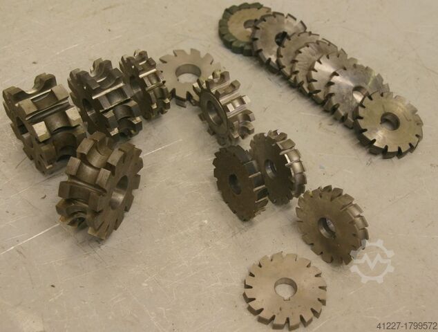 Radius cutters, 17 pieces Helios verschiedene Größen