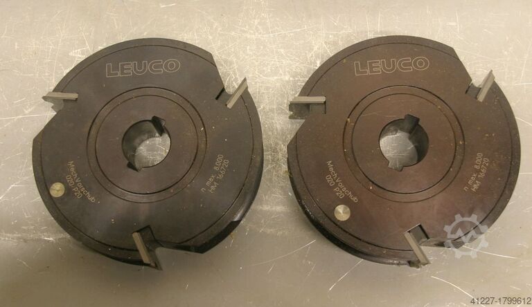 Wood router bits, 2 pieces Leuco HM 166720