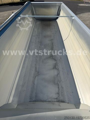 Tipper semitrailer MEILLER Kisa 3 Achs Lift Achse Rollplane 25m³