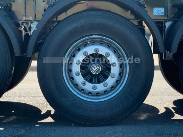 Tipper semitrailer MEILLER Kisa 3 Achs Lift Achse Rollplane 25m³