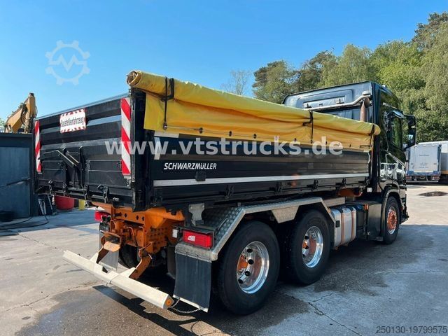 Dreiseitenkipper LKW SCANIA R500 6x4 Euro 6 SchwarzmĂĽller Dreiseitenkipper