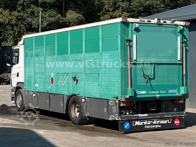 Cattle truck SCANIA G400 4x2 1.Stock Menke-Janzen Viehtransporter