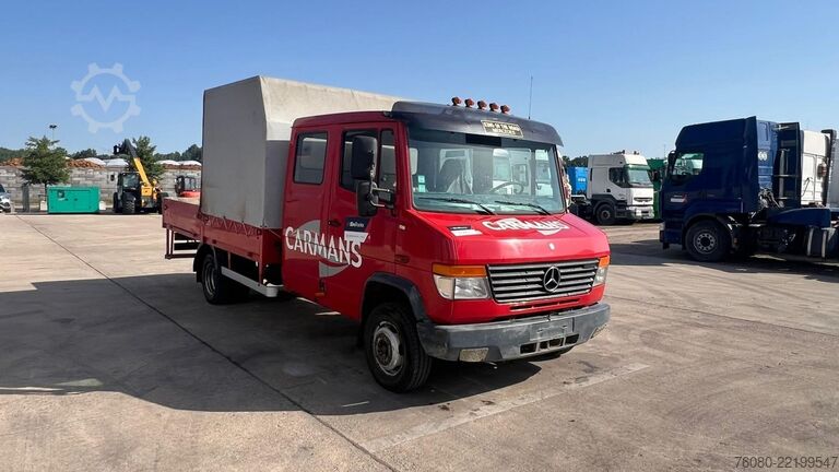 Flatbed Mercedes-Benz Vario 614 (BELGIAN TRUCK / CAMION BELGE / LAMES...