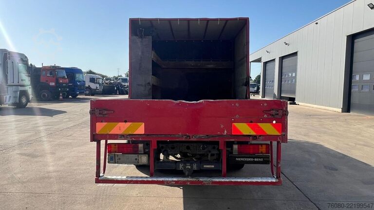 Flatbed Mercedes-Benz Vario 614 (BELGIAN TRUCK / CAMION BELGE / LAMES...
