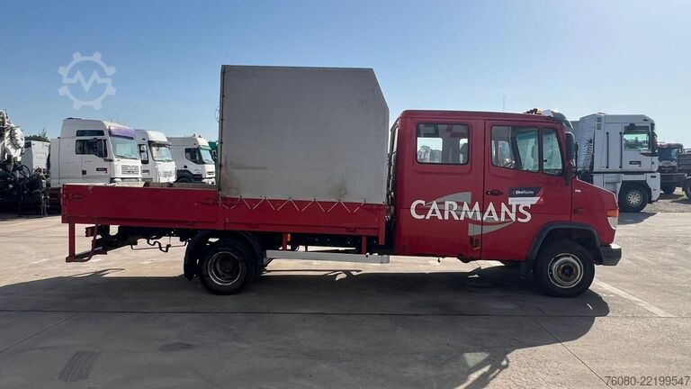 Flatbed Mercedes-Benz Vario 614 (BELGIAN TRUCK / CAMION BELGE / LAMES...
