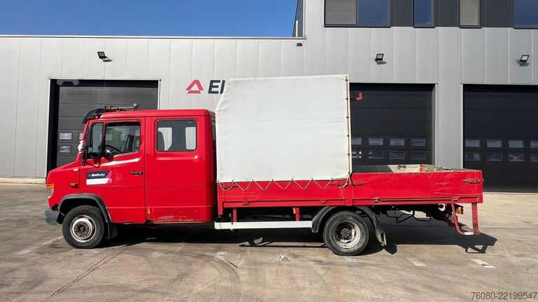 Flatbed Mercedes-Benz Vario 614 (BELGIAN TRUCK / CAMION BELGE / LAMES...