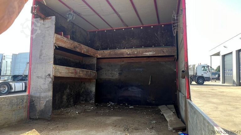 Flatbed Mercedes-Benz Vario 614 (BELGIAN TRUCK / CAMION BELGE / LAMES...