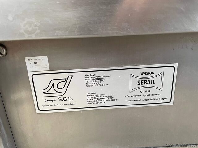 100 liters stirred tank with cooling jacket Serail -