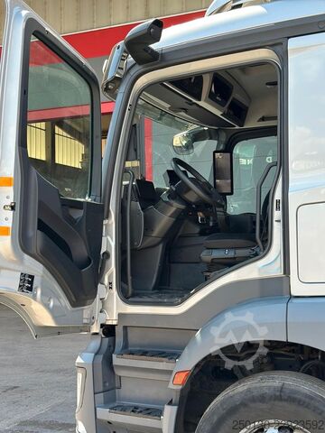 Flatbed truck with tarp MERCEDES-BENZ Actros 1830 4x2 LL Titgemeyer GETO SIDER/LBW/XL