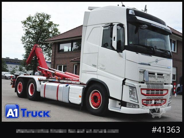 Roll-off tipper truck VOLVO FH 510 XL, Meiller RK 20.65  Standlklima