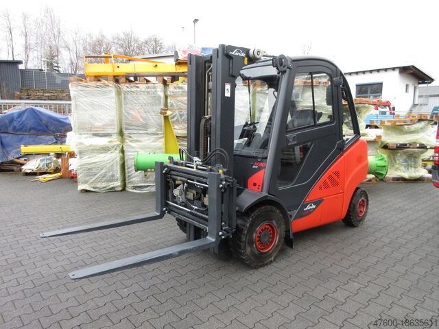 Gabelstapler Linde H30 393 Diesel BJ 2016 4263 Std H30 EVO 3B 4650mm Hub Triplex Stapler