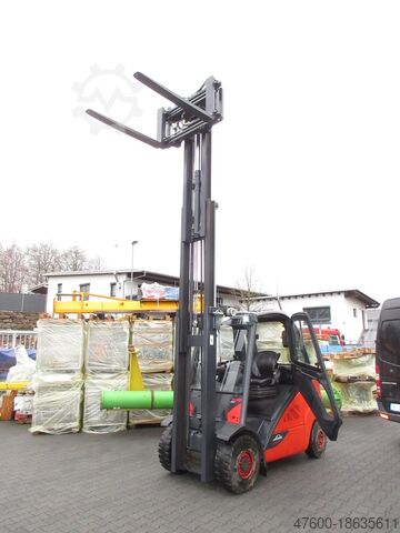 Gabelstapler Linde H30 393 Diesel BJ 2016 4263 Std H30 EVO 3B 4650mm Hub Triplex Stapler