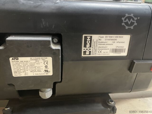 Vakuumpumpe Busch Busch Seco SV 1040 C
